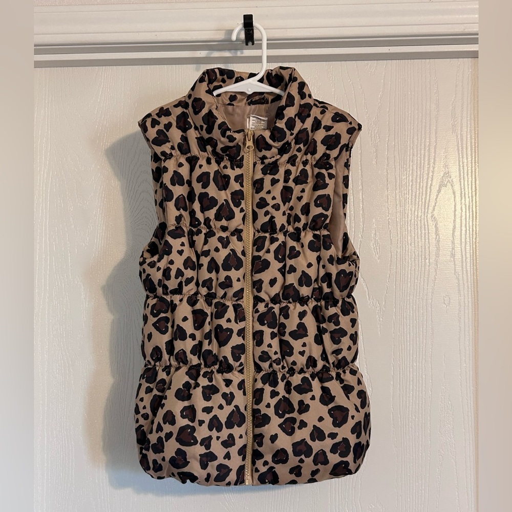 One Step Ahead Beige Puffer Vest | Large 14/16